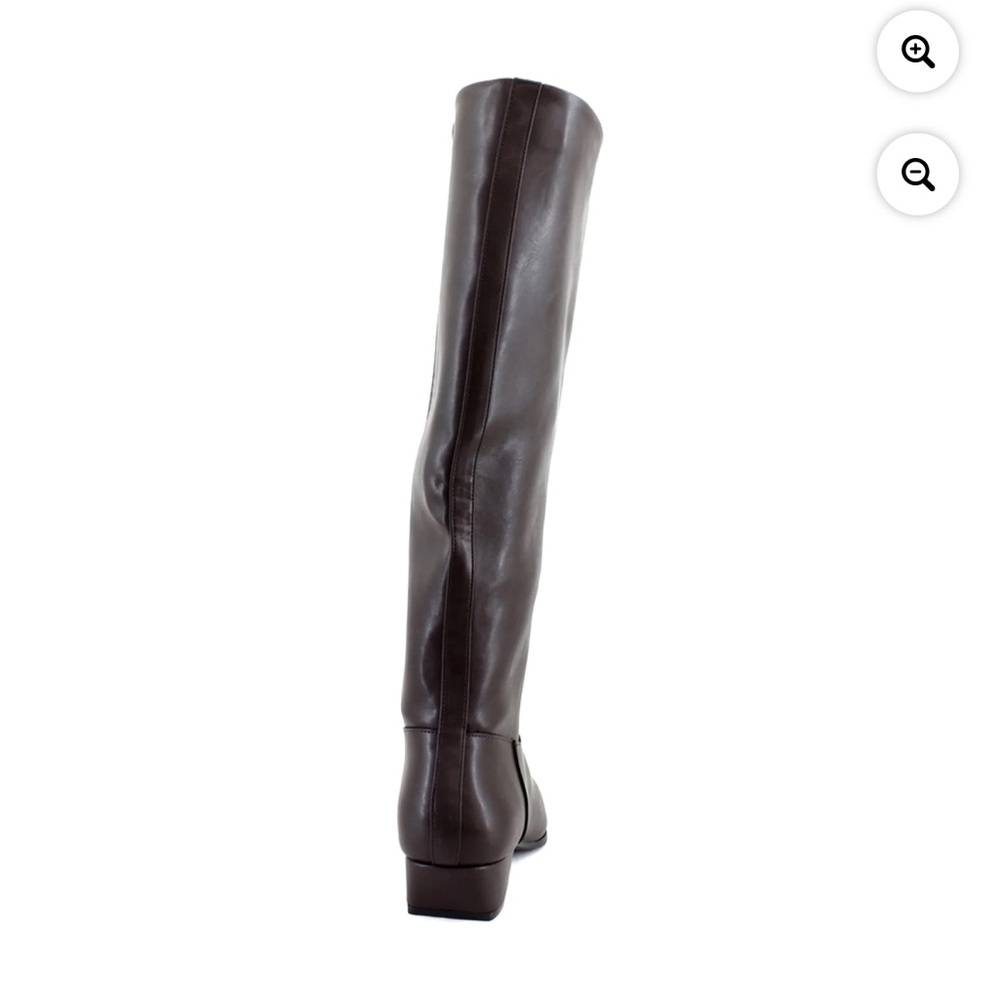 Madden Girl Dark Brown Heeled Boots - Picture 4 of 11